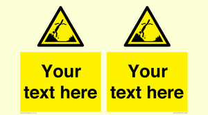 Custom Warning submerged objects